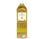 Cold-Pressed Sunflower Oil bottle with a green and white label on a white background.