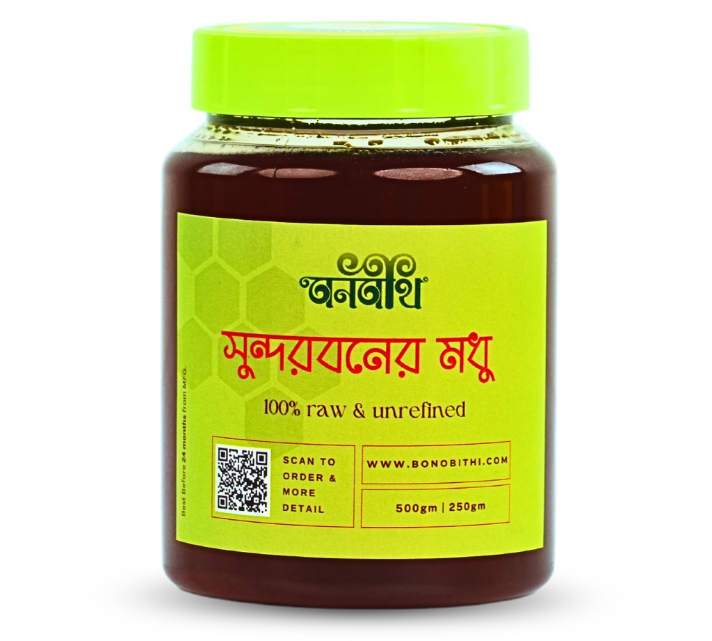 bonobithi sundarban natural honey raw unrefined pure 500g 250g